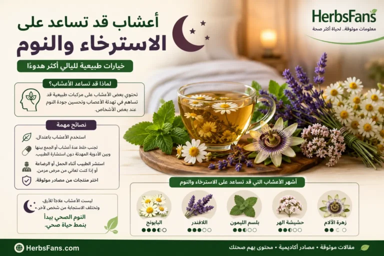 أفضل أعشاب قد تساعد على الاسترخاء وتحسين النوم