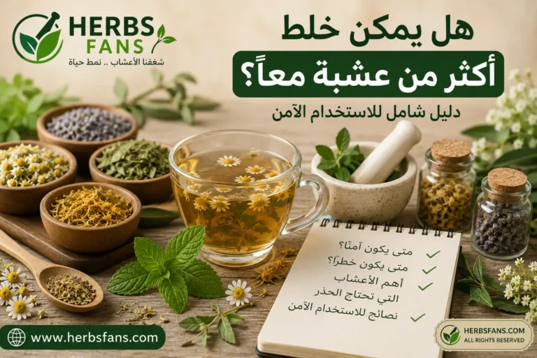 هل يمكن خلط أكثر من عشبة معًا؟ الاستخدام الآمن وأهم التحذيرات